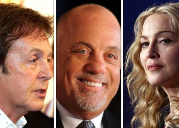 Paul McCartney, Billy Joel, Madonna