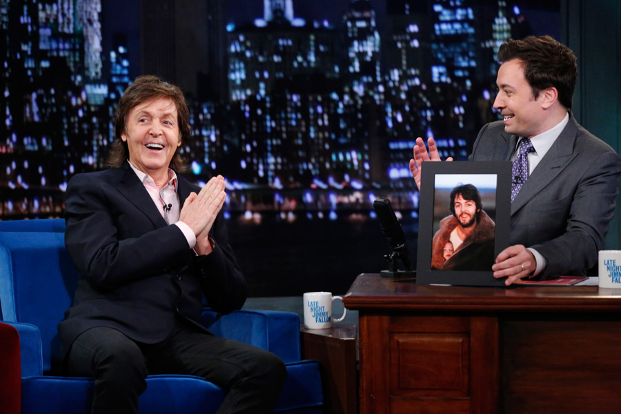 Paul McCartney on NBC's Late Night with Jimmy Fallon