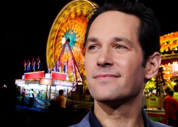 Paul Rudd was at the Sag Harbor Carnival in the Hamptons on Thursday