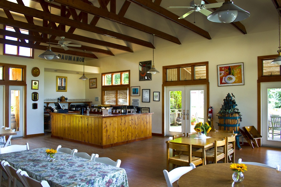 Paumanok Vineyards tasting room.