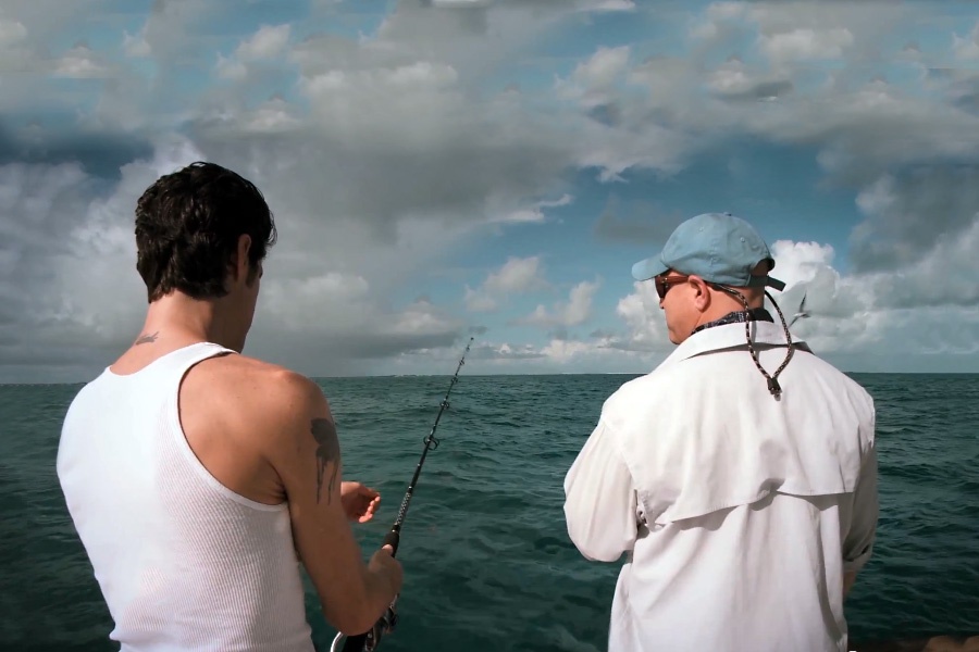 Perry Farrell and Tom Colicchio fish on NBC Sports' Hooked Up