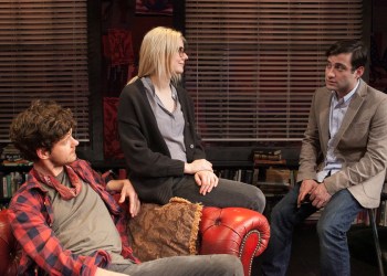 Peter Mark Kendall with Justine Lupe and TeddyBergman