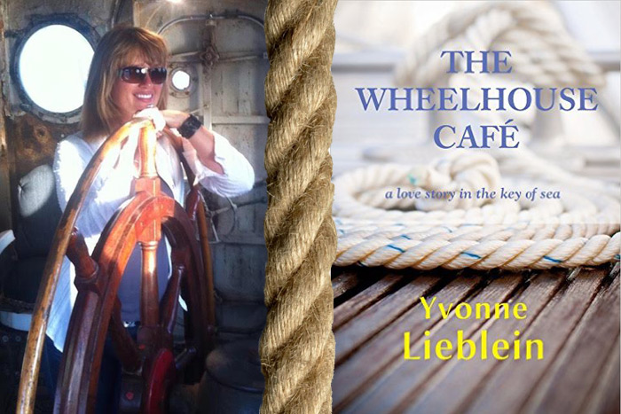 Yvonne Lieblein and her book "The Wheelhouse Cafe"