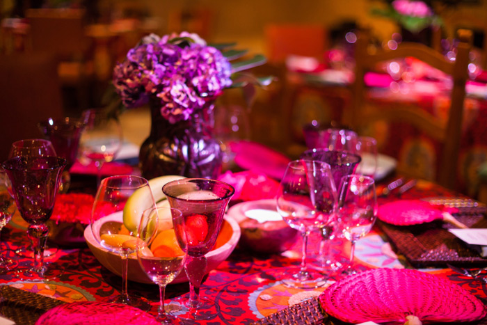 Pink Table Setting