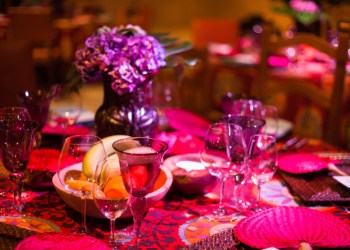 Pink Table Setting