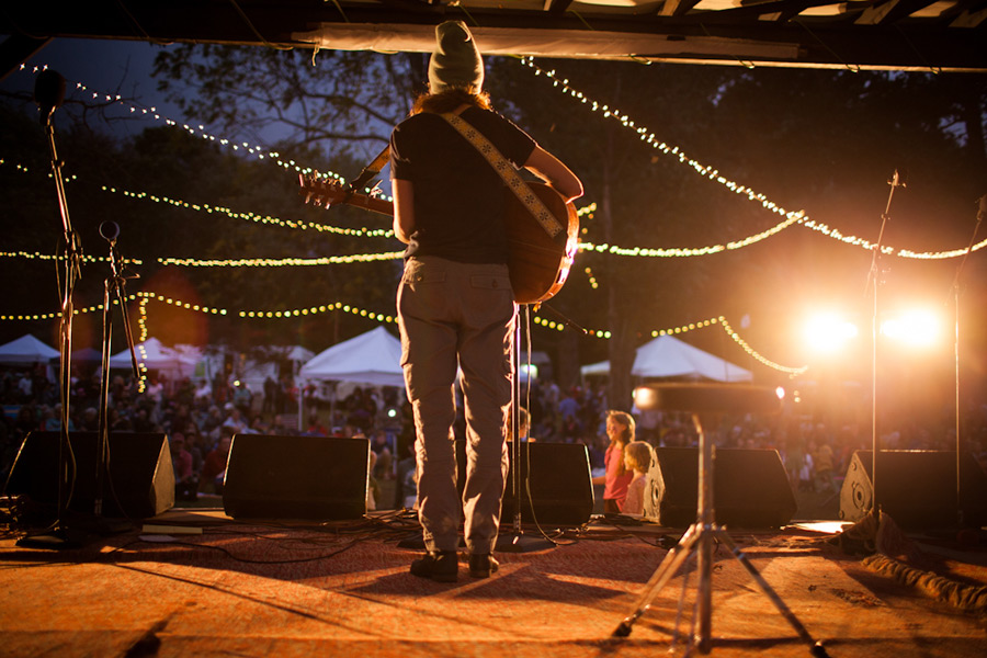 Sarah Aument performs at Plant & Sing