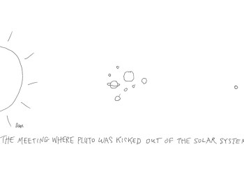 Pluto cartoon by Dan Rattiner