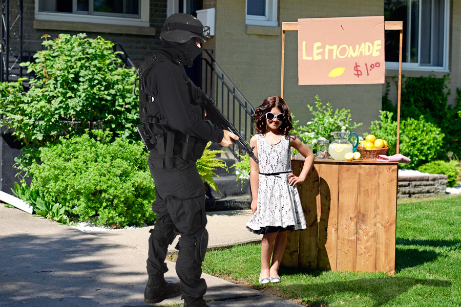 Police raided several Hamptons lemonade stands this week