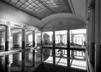 The pool at the Port of Missing Men, Southampton