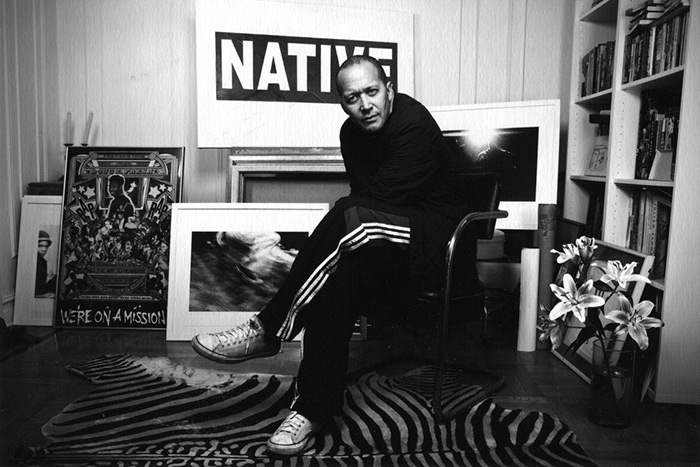 Portrait of Michael Holman in the living room by Rob Northway