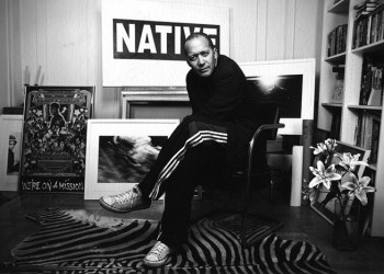 Portrait of Michael Holman in the living room by Rob Northway