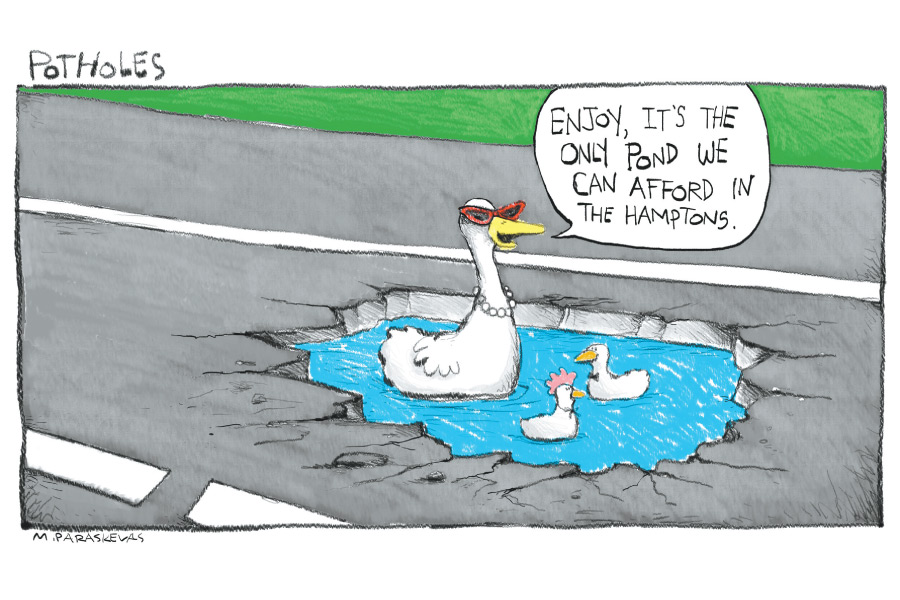 Potholes Cartoon By Mickey Paraskevas