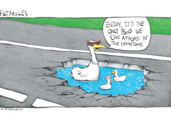 Potholes Cartoon By Mickey Paraskevas