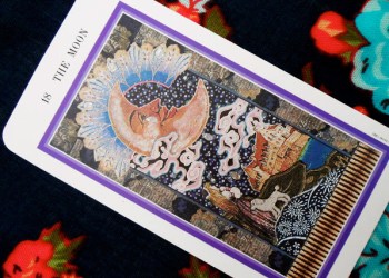 Moon Card from Monte Farber and Amy Zerner's Enchanted Tarot