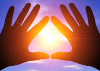 A still from Monte Farber's Quantum Affirmations video