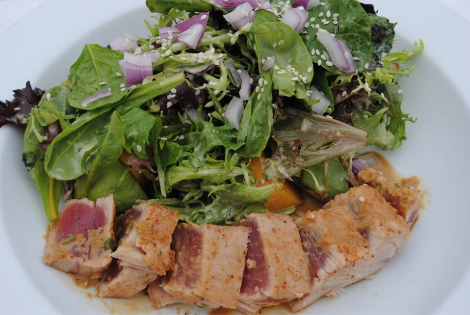 The Ahi Tuna Salad at Rumba