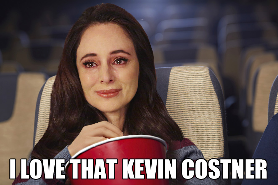 Victoria Grayson goes to the movies