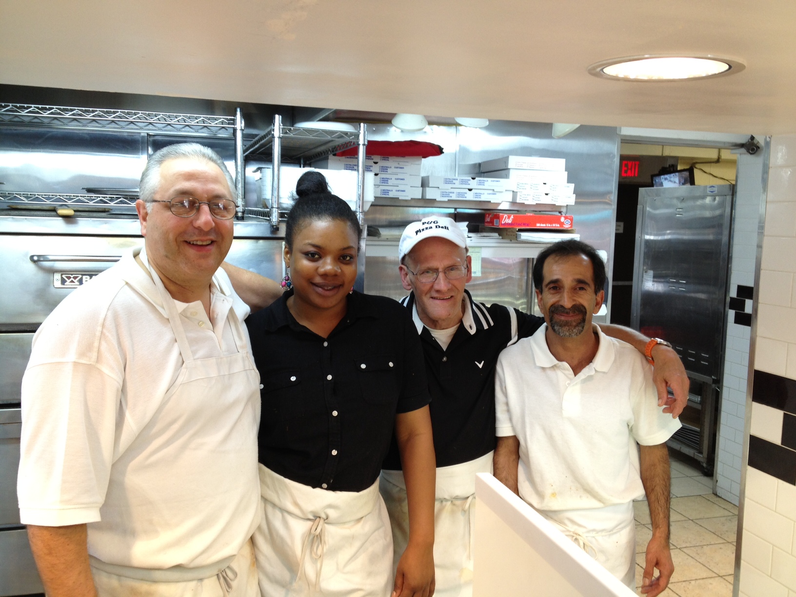 The Staff of P&G Deli and Pizza, Rich Sada, Julecia Southerland, Thomas Smith, Mario Ayvaza