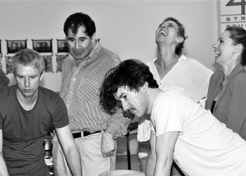 Richard Kind and the cast of Travesties at Bay Street Theater