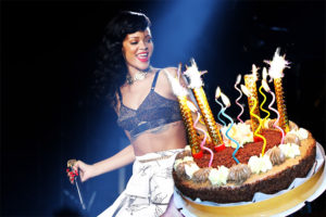 Rihanna Birthday Cake
