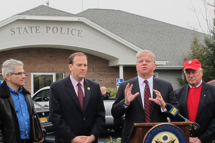 Congressman Lee Zeldin, New York State Assemblyman Fred Thiele and New York State Senator Ken LaValle