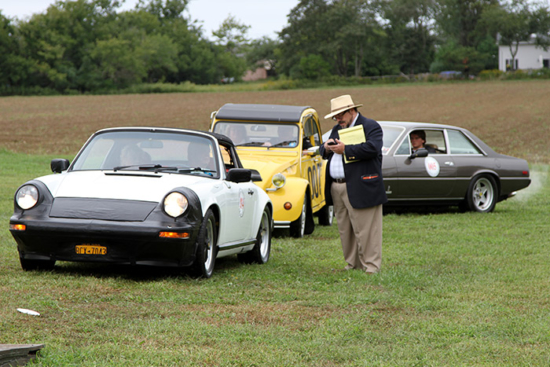 Setting off at the 2016 Bridgehampton Road Rally and Tour d'Hamptons