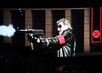 Roger Waters shows his distaste for war in his 