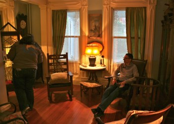 Ghost hunting inside Rogers Mansion