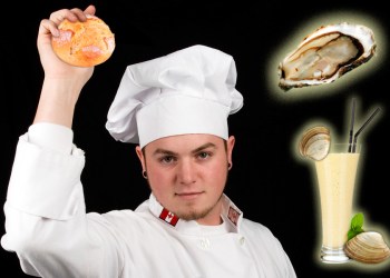 Thrown Rolls, Dump Oysters, Clam Smoothie