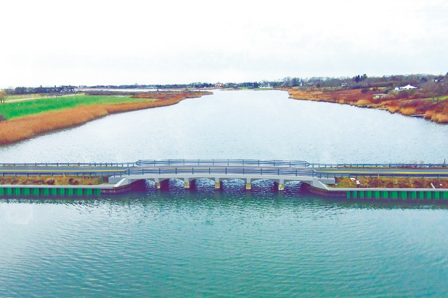 Bridge Lane Bridge Rehabilitation Proposed Bridge with galvanized guardrails