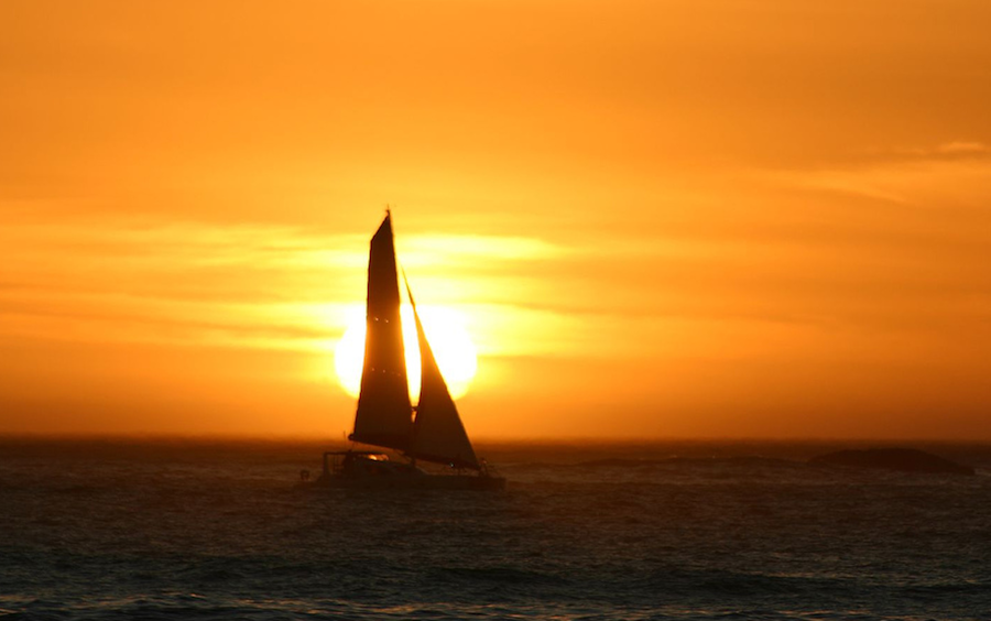 Sailboat at Sunset