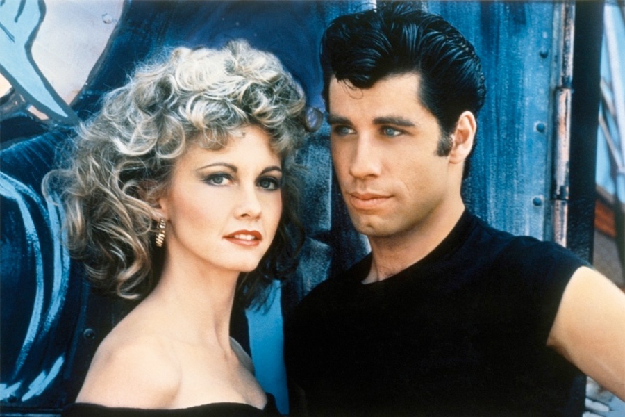 Sandy and Danny in Grease