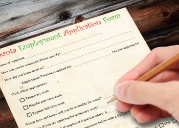 Santa Job Application