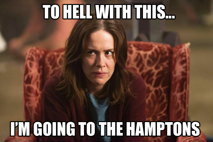 Sarah Paulson as Lana Winters in American Horror Story Hamptons Meme