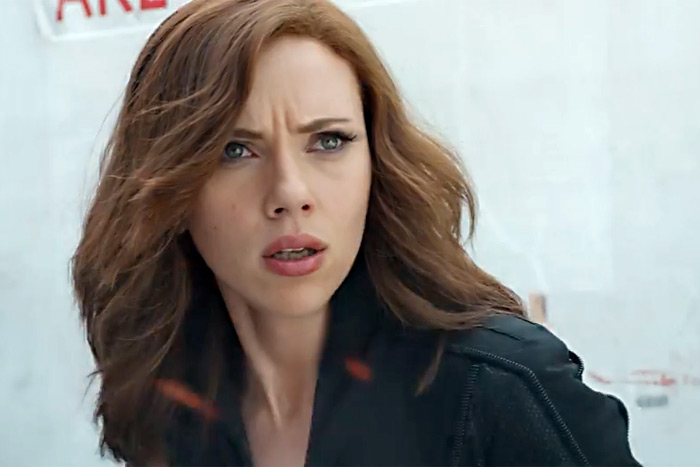 Scarlett Johansson in Captain America: Civil War trailer