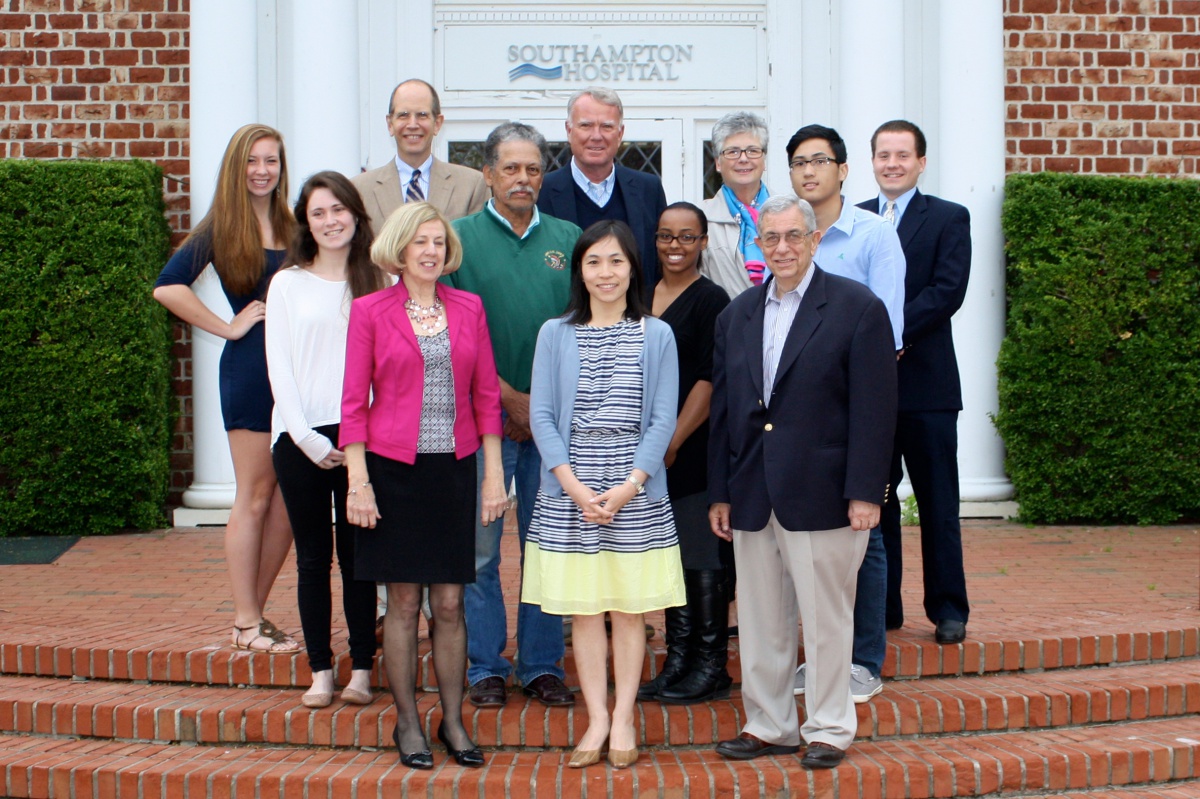 Emily Ciamaricone, President & CEO Robert Chaloner, Board chair the Rev. Peter Larsen, Carol Ahlers, Delores Zebrowski, Kevin Edgar, Fabienne Tavernier, board member the Rev. Michael Smith, Joshaya Trotman, John Sales, Robert Holmes Scholarship presenter Margretta Anderson, presenter Robert Holmes, Director of Human Resources Vivian Lee, board member and Stephen H. Shapoff.