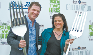 Dan’s Taste of Two Forks Host Chef Bobby Flay and emcee Alex Guarnaschelli