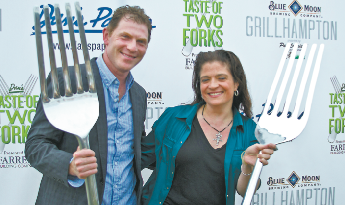 Dan’s Taste of Two Forks Host Chef Bobby Flay and emcee Alex Guarnaschelli