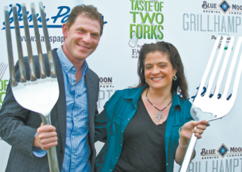 Dan’s Taste of Two Forks Host Chef Bobby Flay and emcee Alex Guarnaschelli