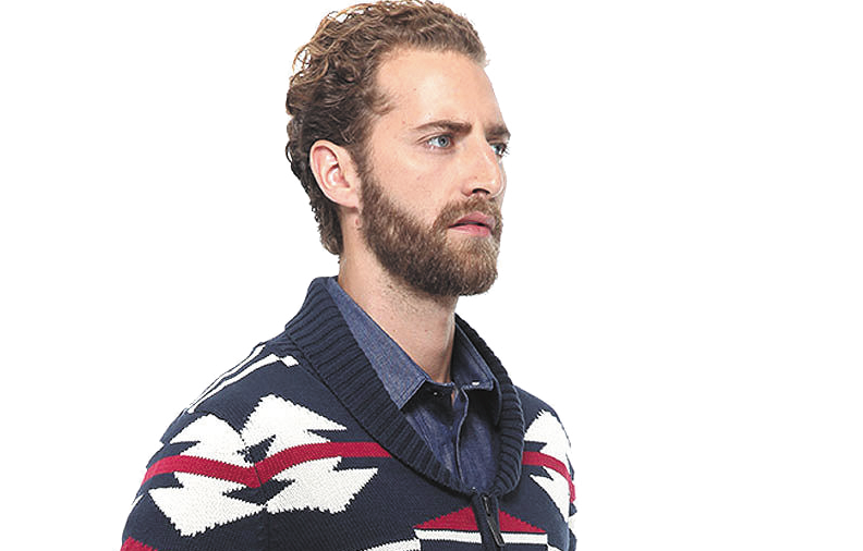 Jack & Jones Aztec knit cardigan