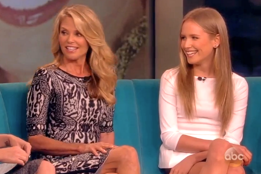 Christie Brinkley and Sailor Brinkley Cook on 