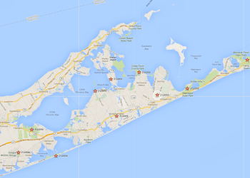 Locations lions will be released in the Hamptons to hunt deer. Interactive map below.