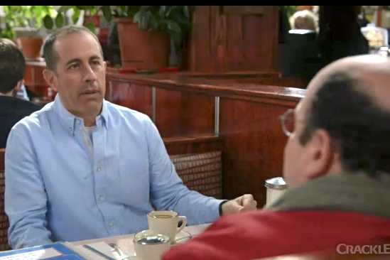 Jerry Seinfeld and Jason Alexander in "Comedians in Cars Getting Coffee.