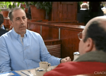 Jerry Seinfeld and Jason Alexander in 