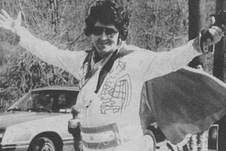 Elvis at the 1989 Montauk St. Patrick's Day Parade
