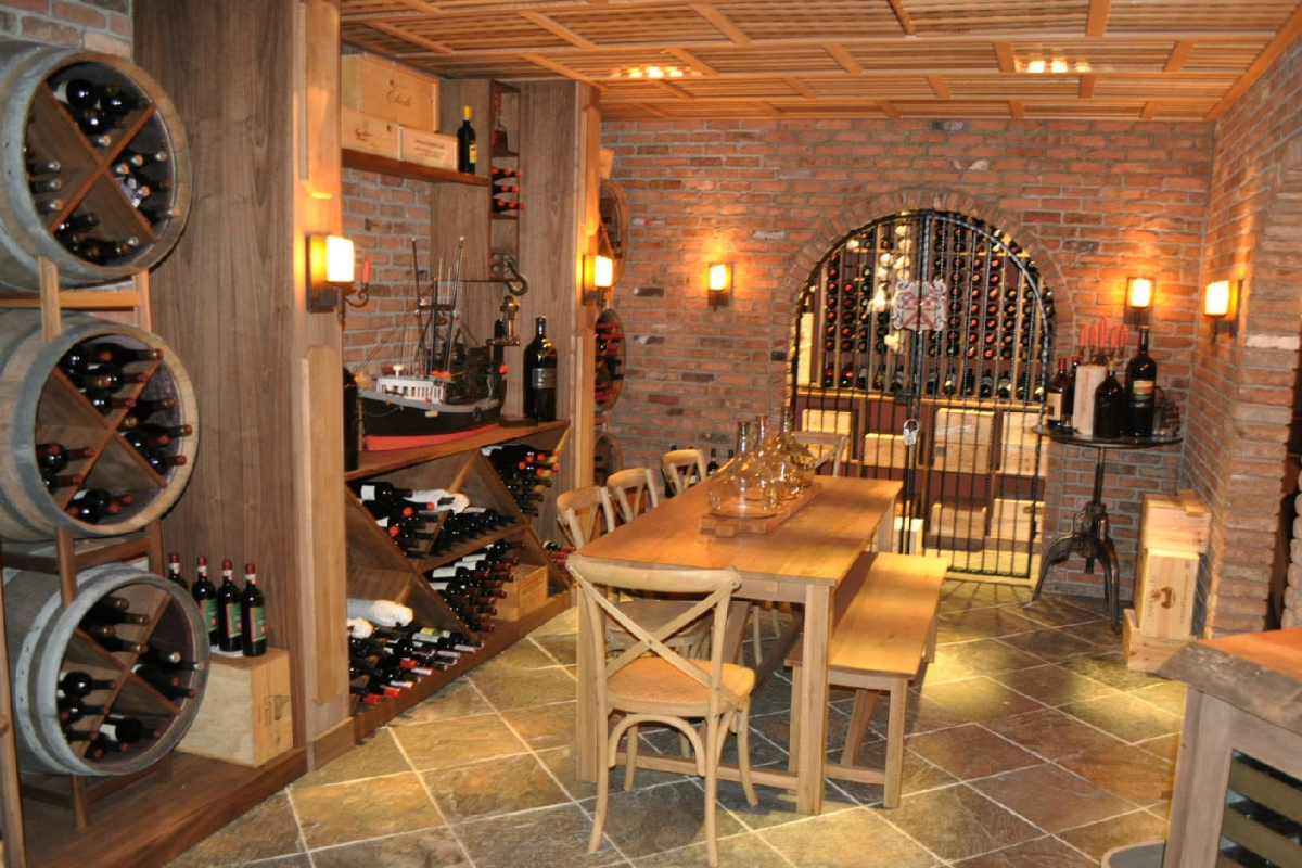 Montauk wine cellar.