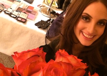 Alexa Ray Joel backstage after her Cafe Carlyle performance.