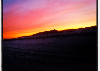 Hamptons sunset on Instagram