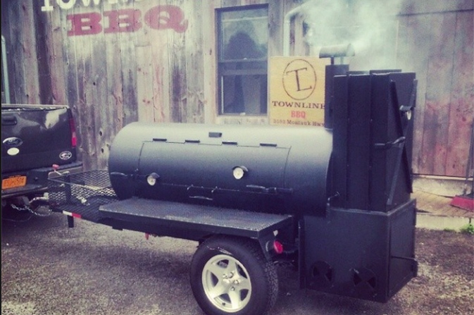 Townline BBQ's mobile smoker.