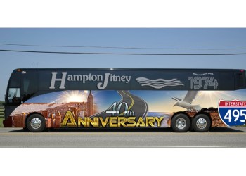 Jitney 40th Anniversary Bus WrapJitney 40th Anniversary Bus Wrap